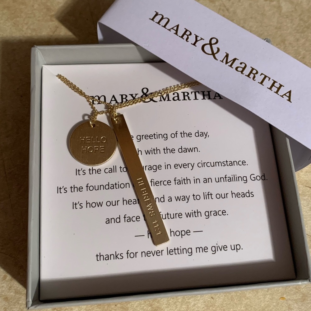 Mary & Martha Necklace